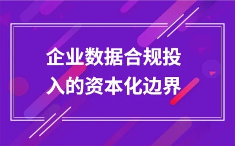 企业数据合规投入资本化边界解析 - ��ý���鱨��վ