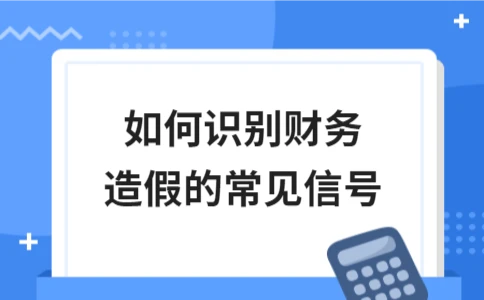 财务造假识别信号与防范技巧解析 - ��ý���鱨��վ