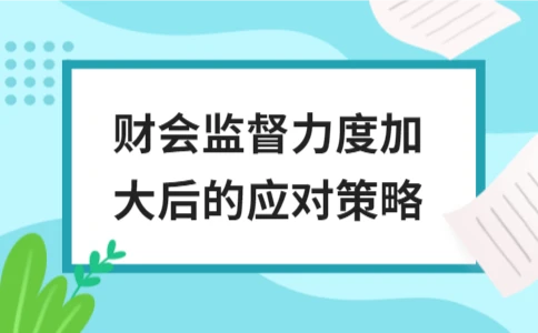 企业如何应对财会监督力度加大？ - ��ý���鱨��վ