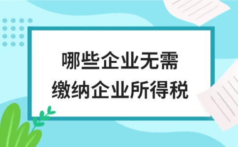 哪些企业无需缴纳企业所得税？详解个人独资与合伙企业(图1)
