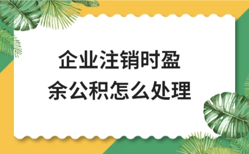 企业注销盈余公积处理方法详解(图1)